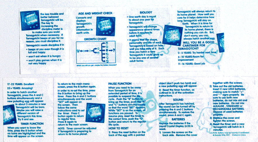 Tamagotchi Connection V3 Manual